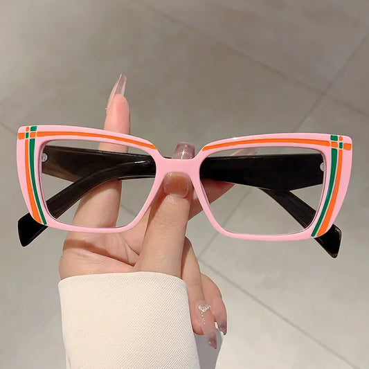 Glasses: Pink/Orange/Green