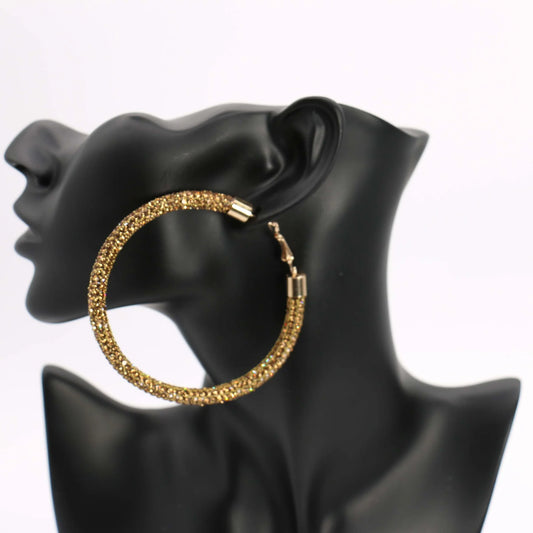 Bling hoops - Gold