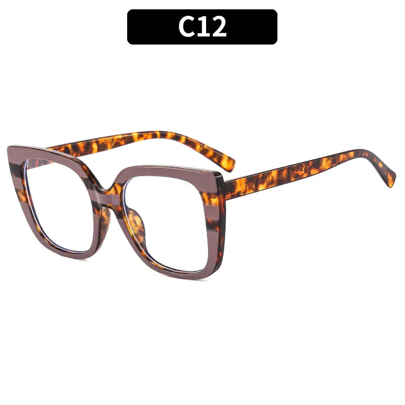 Glasses: Retro Leopard Coffee Frames